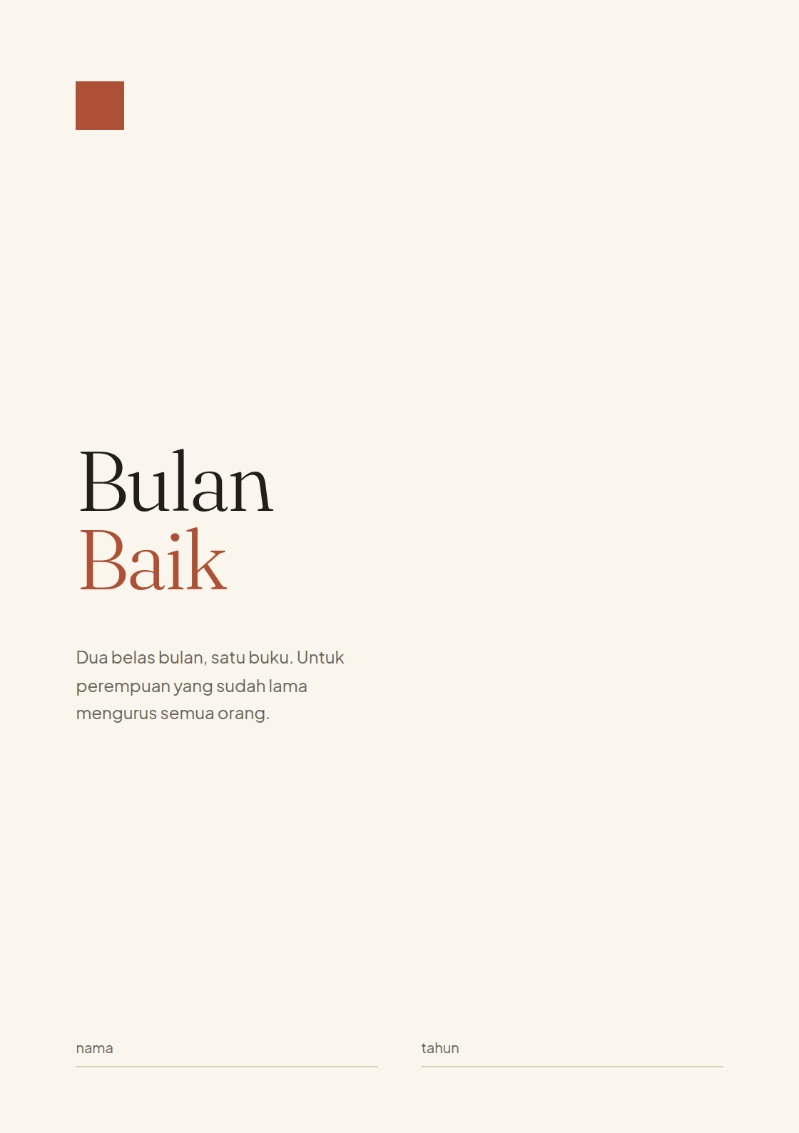 Sampul Bulan Baik